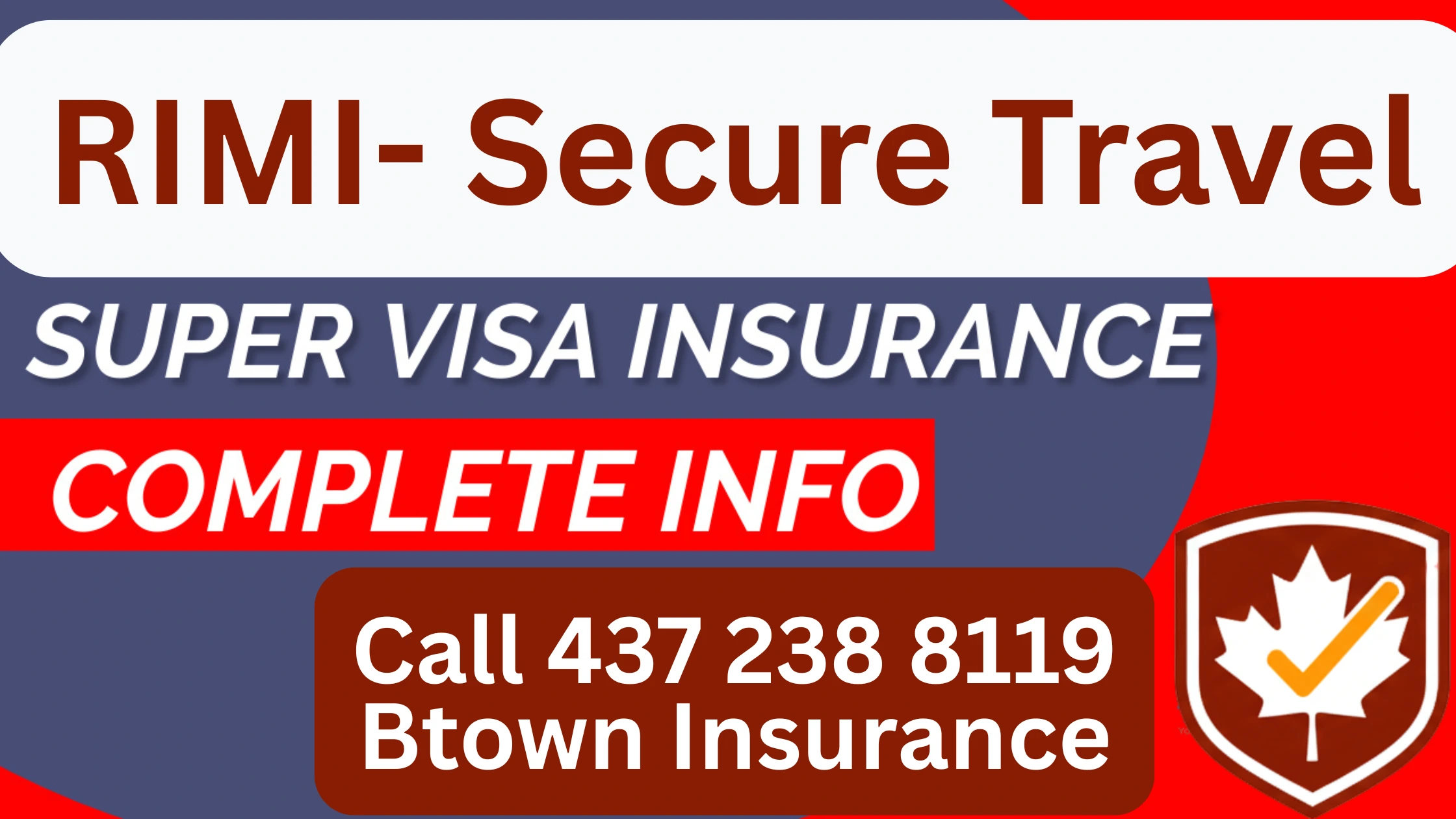 RIMI super visa insurance